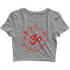 Yoga Fitness Yoga OM SURYANAMASKAR YOGA Custom Printed Graphic Design Crop Top T-Shirt for Women